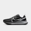 Women's Nike React Pegasus Trail 4 Trail Running Shoes Black/Dark Grey/Wolf Grey/Aura - DJ6159 001 -Nikes Shoes Shop DJ6159 001 P1
