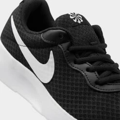 Women's Nike Tanjun Casual Shoes Black/Barely Volt/Black/White - DJ6257 004 -Nikes Shoes Shop DJ6257 004 P3