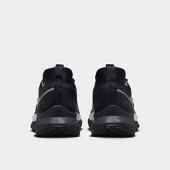 Women's Nike React Pegasus Trail 4 GORE-TEX Waterproof Trail Running Shoes Black/Wolf Grey/Reflect Silver - DJ7929 001 -Nikes Shoes Shop DJ7929 001 P4
