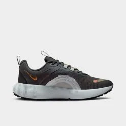 Women's Nike React Escape Run 2 Running Shoes Dark Smoke Grey/Olive Grey/Metallic Silver/Metallic Copper - DJ9976 003 -Nikes Shoes Shop DJ9976 003 P3