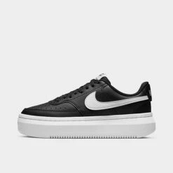 Women's Nike Court Vision Alta Casual Shoes Black/White - DM0113Â 002