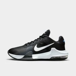 Nike Air Max Impact 4 Basketball Shoes Black/Anthracite/Racer Blue/White - DM1124 001