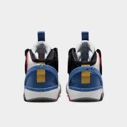 Nike Air Deldon FlyEase Basketball Shoes Summit White/Pure Platinum/Indigo Storm - DM4096 100 -Nikes Shoes Shop DM4096 100 P4