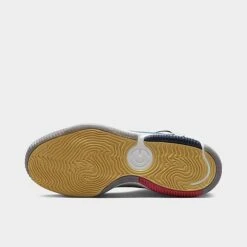 Nike Air Deldon FlyEase Basketball Shoes Summit White/Pure Platinum/Indigo Storm - DM4096 100 -Nikes Shoes Shop DM4096 100 P6