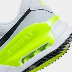Women's Nike Air Max SYSTM Casual Shoes White/Black/Pure Platinum/Volt - DM9538 104 -Nikes Shoes Shop DM9538 104 P3
