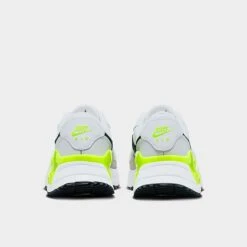Women's Nike Air Max SYSTM Casual Shoes White/Black/Pure Platinum/Volt - DM9538 104 -Nikes Shoes Shop DM9538 104 P4