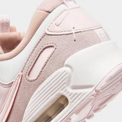 Women's Nike Air Max 90 Futura Casual Shoes Summit White/Light Soft Pink/Barely Rose/Pink Oxford/White - DM9922 104 -Nikes Shoes Shop DM9922 104 P3