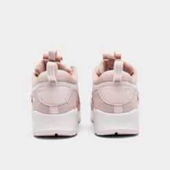 Women's Nike Air Max 90 Futura Casual Shoes Summit White/Light Soft Pink/Barely Rose/Pink Oxford/White - DM9922 104 -Nikes Shoes Shop DM9922 104 P4