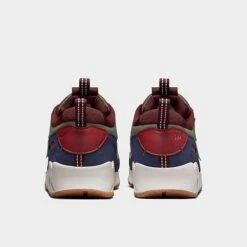 Women's Nike Air Max 90 Futura Casual Shoes Medium Olive/Burgundy/Navy - DM9922 200 -Nikes Shoes Shop DM9922 200 P4