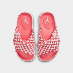 Nike Women's Jordan Sophia Slide Sandals Sea Coral/Sail/White - DO8863 800 -Nikes Shoes Shop DO8863 800 P4