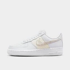 Women's Nike Air Force 1 Low Casual Shoes White/Sail/Lemon Wash/Multi-Color - DO9458 100