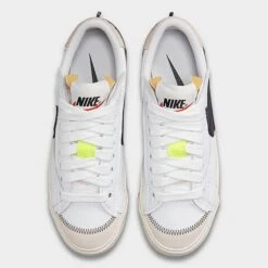Women's Nike Blazer Low '77 Jumbo Casual Shoes White/Black/Sail - DQ1470 101 -Nikes Shoes Shop DQ1470 101 P5