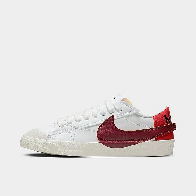 Women's Nike Blazer Low '77 Jumbo Casual Shoes White/Cinnabar/Black/Dark Beetroot - DQ1470 104 3 Women's Nike Blazer Low '77 Jumbo Casual Shoes White/Cinnabar/Black/Dark Beetroot - DQ1470 104