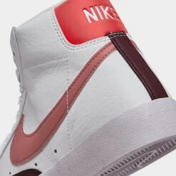 Women's Nike Blazer Mid '77 Next Nature Casual Shoes White/Night Maroon/Siren Red/Red Stardust - DQ4124 105 -Nikes Shoes Shop DQ4124 105 P3