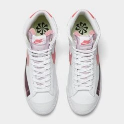 Women's Nike Blazer Mid '77 Next Nature Casual Shoes White/Night Maroon/Siren Red/Red Stardust - DQ4124 105 -Nikes Shoes Shop DQ4124 105 P5