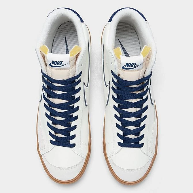 Nike Blazer Mid '77 PRM SE Varsity Casual Shoes Sail/Sail/Midnight Navy/Gum Brown - DQ7672 100 7 Nike Blazer Mid '77 PRM SE Varsity Casual Shoes Sail/Sail/Midnight Navy/Gum Brown - DQ7672 100 - Image 5