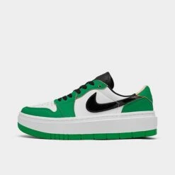 Nike Women's Air Jordan 1 Elevate Low SE Casual Shoes Lucky Green/Black/White/White Onyx - DQ8394 301