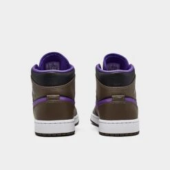 Nike Air Jordan Retro 1 Mid Casual Shoes Palomino/White/Wild Berry - DQ8426 215 -Nikes Shoes Shop DQ8426 215 P4