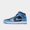 Nike Air Jordan Retro 1 Mid Casual Shoes University Blue/Black/White - DQ8426 401