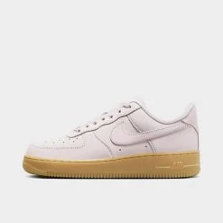 Women's Nike Air Force 1 '07 Premium Casual Shoes Pearl Pink/Pearl Pink/Gum Light Brown - DR9503Â 601