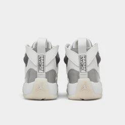 Nike Women's Jordan Jumpman Two Trey Casual Shoes Medium Grey/Summit White/White - DR9631 002 -Nikes Shoes Shop DR9631 002 P4