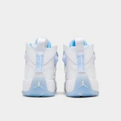 Nike Women's Jordan Jumpman Two Trey Casual Shoes White/Ice Blue - DR9631 110 -Nikes Shoes Shop DR9631 110 P4