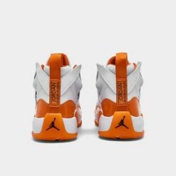 Nike Women's Jordan Jumpman Two Trey Casual Shoes White/Black/Starfish - DR9631 180 -Nikes Shoes Shop DR9631 180 P4