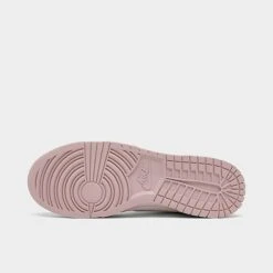 Nike Dunk High Retro Premium SE Cracked Leather Casual Shoes Summit White/White/Phantom Pink Oxford - DV0822 100 -Nikes Shoes Shop DV0822 100 P6