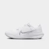 Women's Nike Zoom Pegasus 40 Running Shoes White/Metallic Silver/Pure Platinum - DV3854 101
