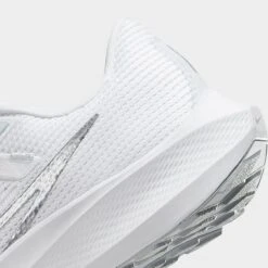Women's Nike Zoom Pegasus 40 Running Shoes White/Metallic Silver/Pure Platinum - DV3854 101 -Nikes Shoes Shop DV3854 101 P3