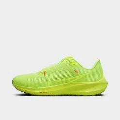 Women's Nike Zoom Pegasus 40 Running Shoes Volt/Volt/Barely Volt/Bright Crimson - DV3854 700