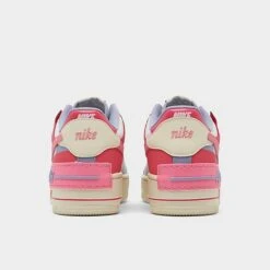 Women's Nike Air Force 1 Shadow Casual Shoes Sail/Sea Coral/Indigo Haze/Coral Chalk - DV7449 101 -Nikes Shoes Shop DV7449 101 P4