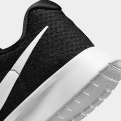 Women's Nike Tanjun Casual Shoes Black/White/Volt/Black - DV7786 001 -Nikes Shoes Shop DV7786 001 P3