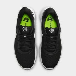 Women's Nike Tanjun Casual Shoes Black/White/Volt/Black - DV7786 001 -Nikes Shoes Shop DV7786 001 P5