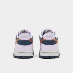 Big Kids' Nike Dunk Low SE Casual Shoes Thunder Blue/Metallic Copper - DX1663 400 -Nikes Shoes Shop DX1663 400 P4