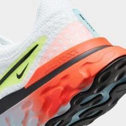 Women's Nike React Infinity 3 Running Shoes White/Volt/Bright Crimson/Black - DX3351 100 -Nikes Shoes Shop DX3351 100 P3