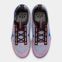 Women's Nike Air VaporMax 2021 Flyknit Running Shoes Pink Blast/Photo Blue - DX3369 600 -Nikes Shoes Shop DX3369 600 P4