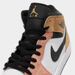Nike Air Jordan Retro 1 Mid SE Flight Club Casual Shoes Magic Ember/Sundial/White/Black - DX4332 800 10 Nike Air Jordan Retro 1 Mid SE Flight Club Casual Shoes Magic Ember/Sundial/White/Black - DX4332 800 -Nikes Shoes Shop DX4332 800 P3
