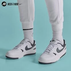 Women's Nike Gamma Force Casual Shoes White/Black/Summit White/Iron Grey - DX9176 100