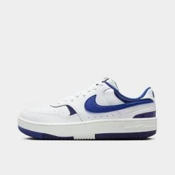 Women's Nike Gamma Force Casual Shoes White/Deep Royal Blue/Summit White/Game Royal - DX9176 101