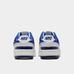 Women's Nike Gamma Force Casual Shoes White/Deep Royal Blue/Summit White/Game Royal - DX9176 101 -Nikes Shoes Shop DX9176 101 P4