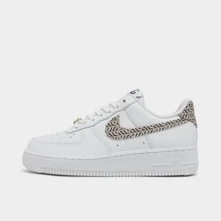 Women's Nike Air Force 1 '07 LX Casual Shoes White/Hemp/Black/Summit White - DZ2709Â 100