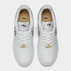 Women's Nike Air Force 1 '07 LX Casual Shoes White/Hemp/Black/Summit White - DZ2709 100 -Nikes Shoes Shop DZ2709 100 P5