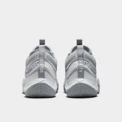 Nike Cosmic Unity 3 Team Basketball Shoes Wolf Grey/White/White - DZ2906 001 -Nikes Shoes Shop DZ2906 001 P4