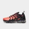Nike Air VaporMax Plus Running Shoes Black/Bright Crimson/Anthracite/White - DZ4857 001