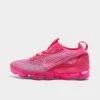Women's Nike Air VaporMax 2021 Flyknit Running Shoes Pink/Pink/Pink - DZ5195 600 -Nikes Shoes Shop DZ5195 600 P1