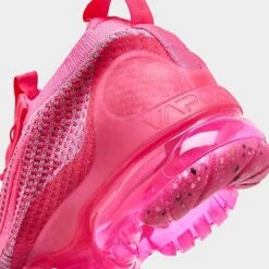Women's Nike Air VaporMax 2021 Flyknit Running Shoes Pink/Pink/Pink - DZ5195 600 -Nikes Shoes Shop DZ5195 600 P3