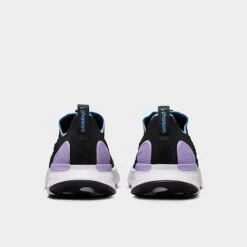 Women's Nike React Phantom Run Flyknit 2 Running Shoes Black/Barely Grape/University Blue/Lilac - DZ5213 001 -Nikes Shoes Shop DZ5213 001 P4