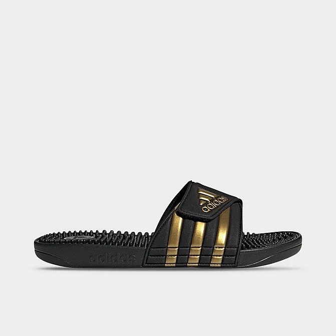 Adidas Adissage Slide Sandals Black/Gold Metallic/Black - EG6517 001 3 Adidas Adissage Slide Sandals Black/Gold Metallic/Black - EG6517 001