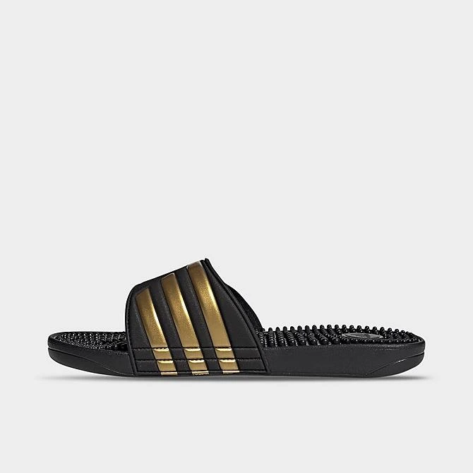 Adidas Adissage Slide Sandals Black/Gold Metallic/Black - EG6517 001 5 Adidas Adissage Slide Sandals Black/Gold Metallic/Black - EG6517 001 - Image 3